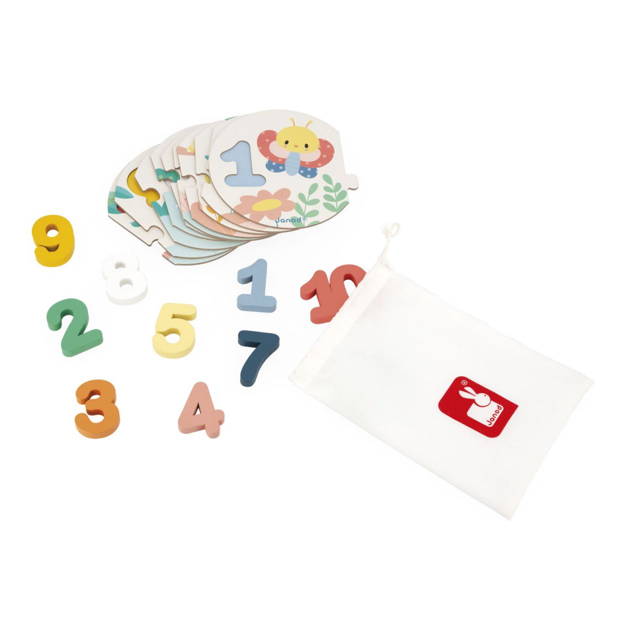 PUZZLE MIS PRIMEROS NÚMEROS - PURE - JANOD