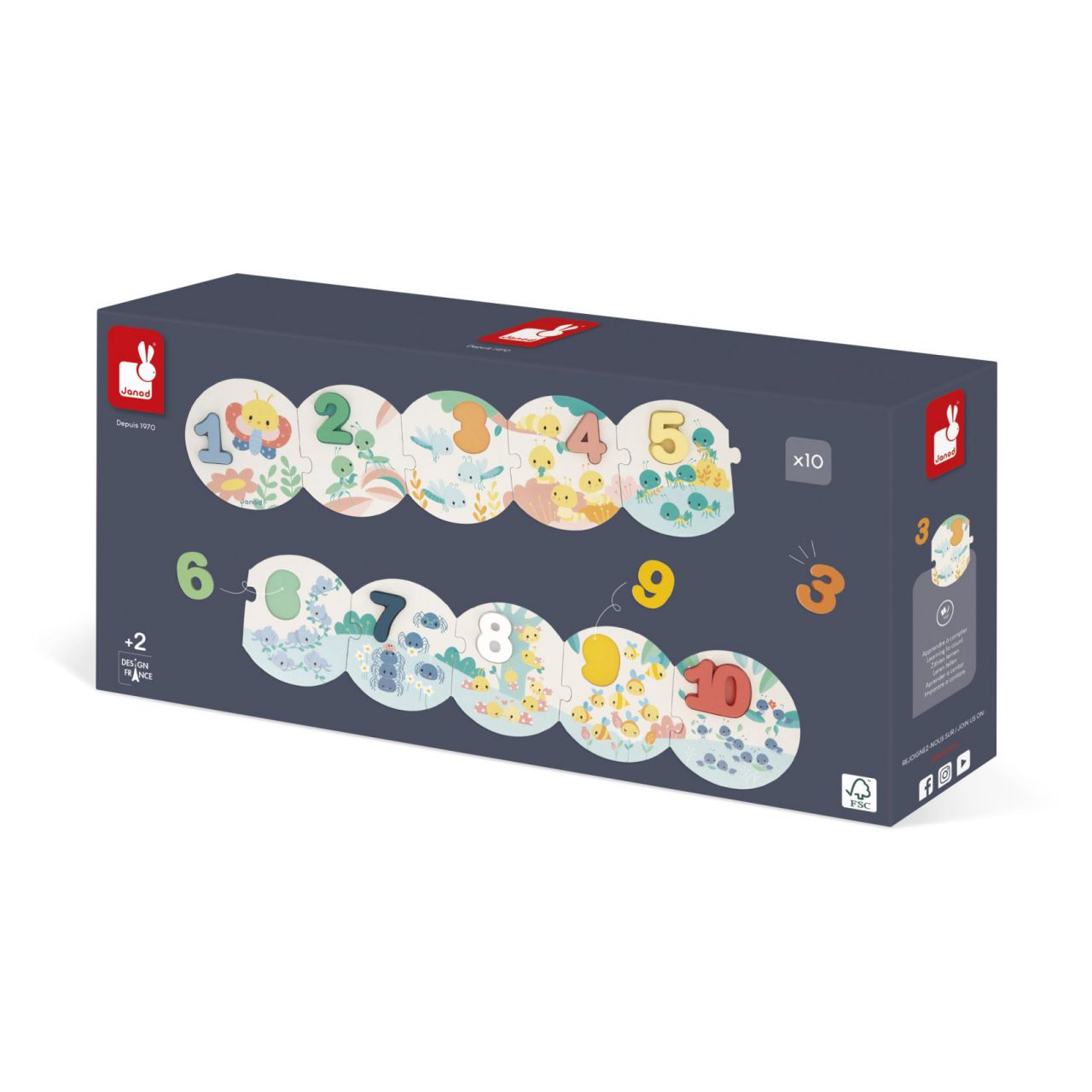 PUZZLE MIS PRIMEROS NÚMEROS - PURE - JANOD