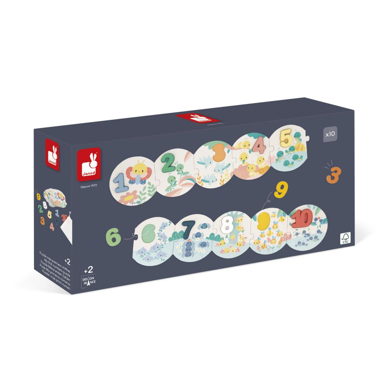 PUZZLE MIS PRIMEROS NÚMEROS - PURE - JANOD