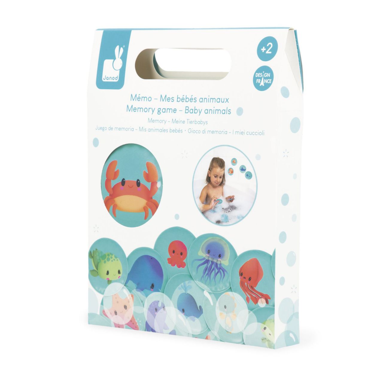 MIS ANIMALES BEBÉS - JUEGO DE MEMORIA PARA EL AGUA-