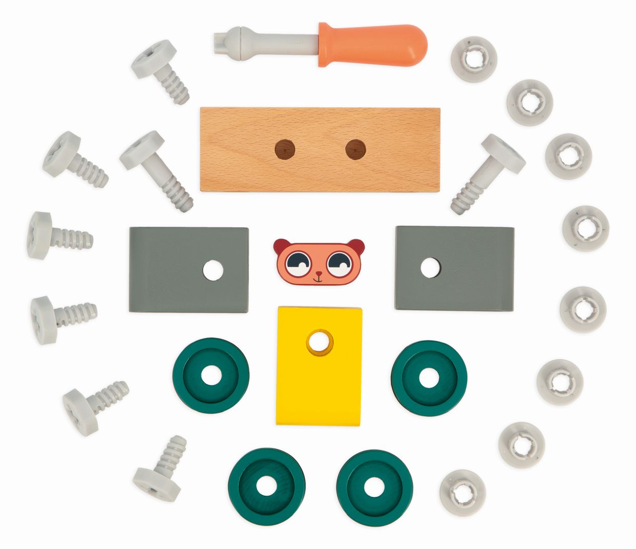 BRICO´KIDS - COCHE OSO PARA HACER BRICOLAJE