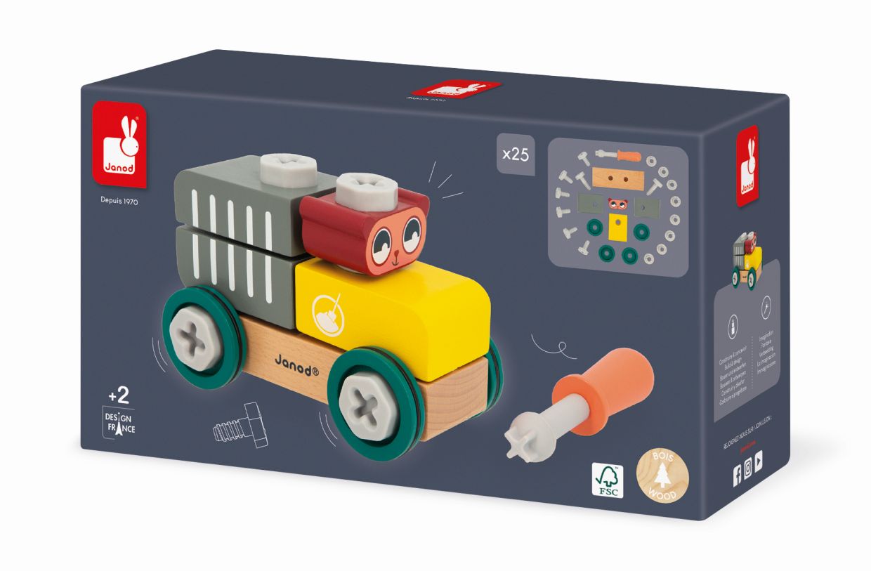 BRICO´KIDS - COCHE OSO PARA HACER BRICOLAJE
