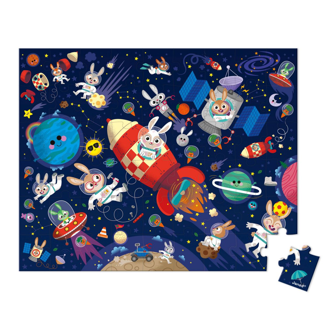 PUZZLE COHETE - 54 PIEZAS - JANOD