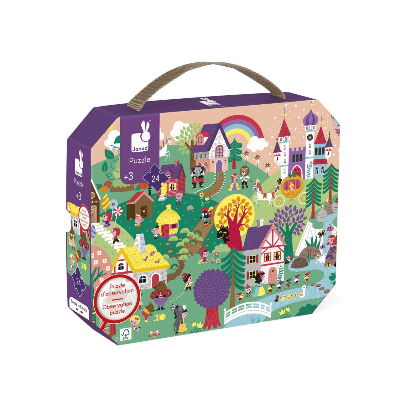 PUZZLE DE OBSERVACIÓN "LOS CUENTOS" - 24 PIEZAS - JANOD