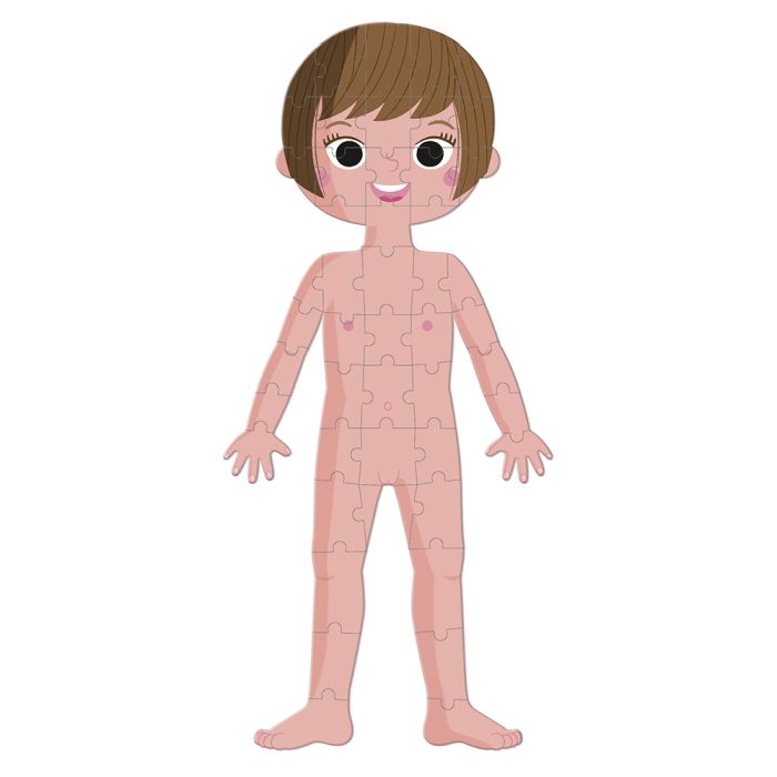 CUERPO HUMANO - 4 PUZZLES EDUCATIVOS - JANOD