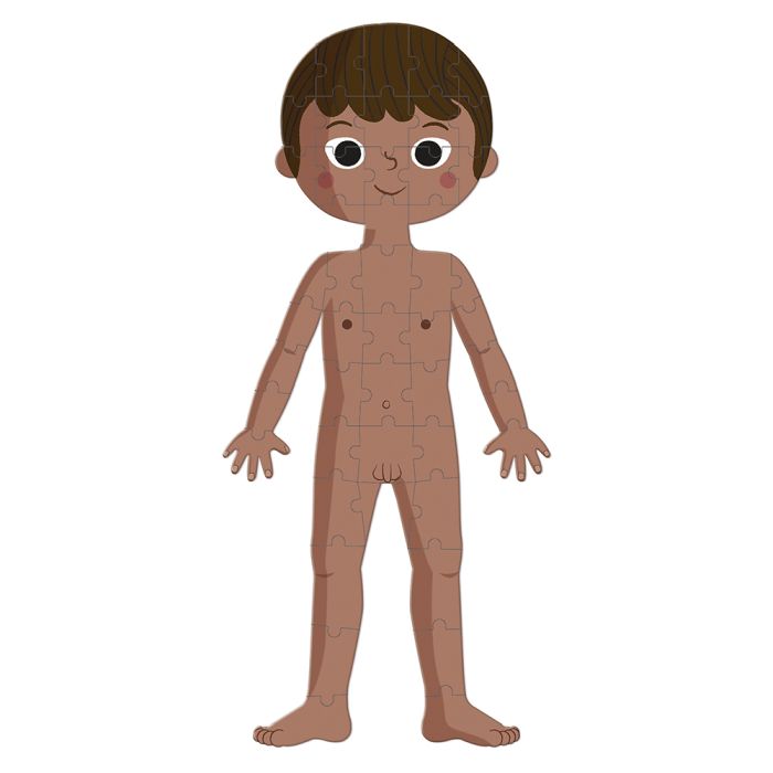 CUERPO HUMANO - 4 PUZZLES EDUCATIVOS - JANOD