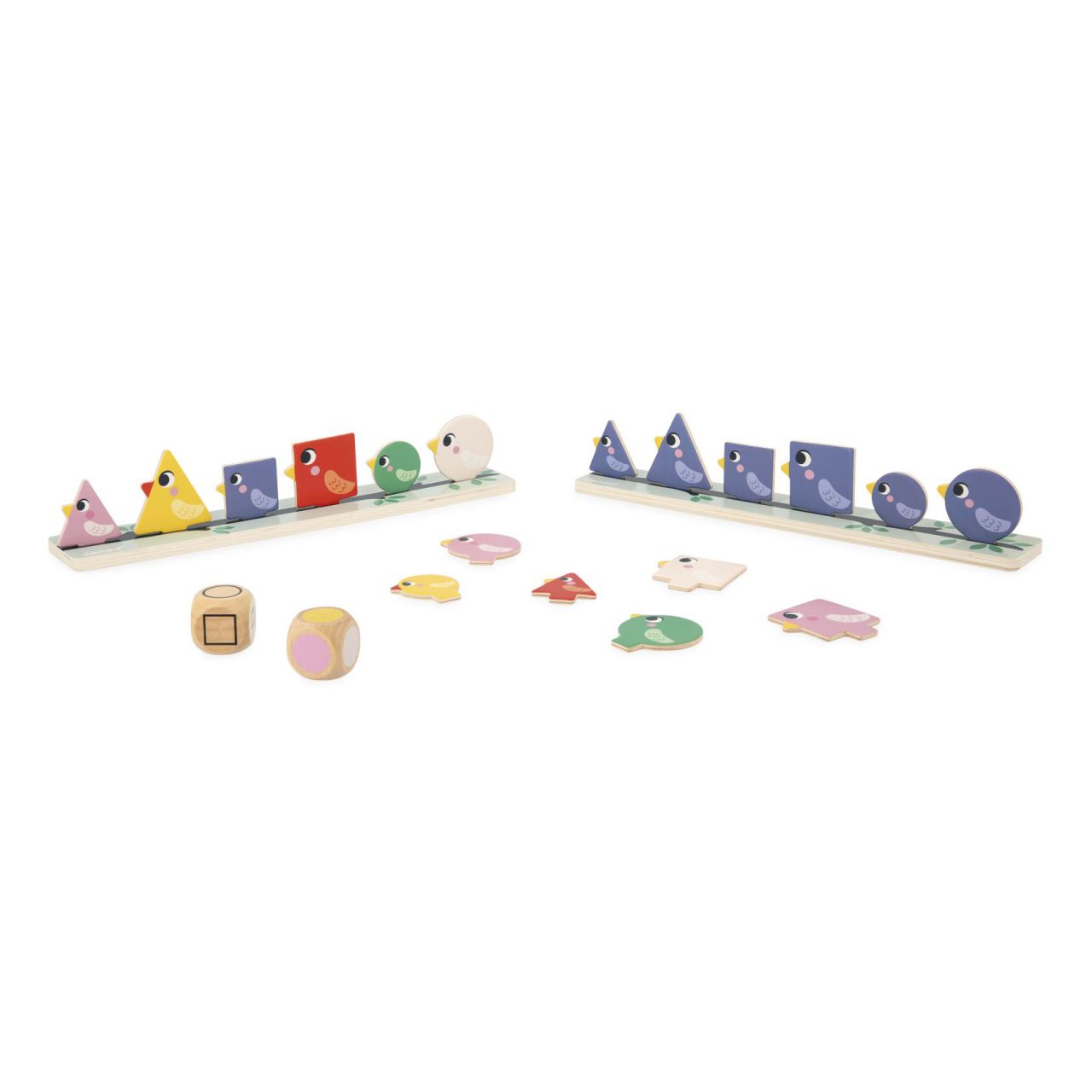 PÁJAROS - CLASIFICACIÓN DE FORMAS COLORES Y FORMAS - JUEGOS PEDAGÓGICOS ANOD