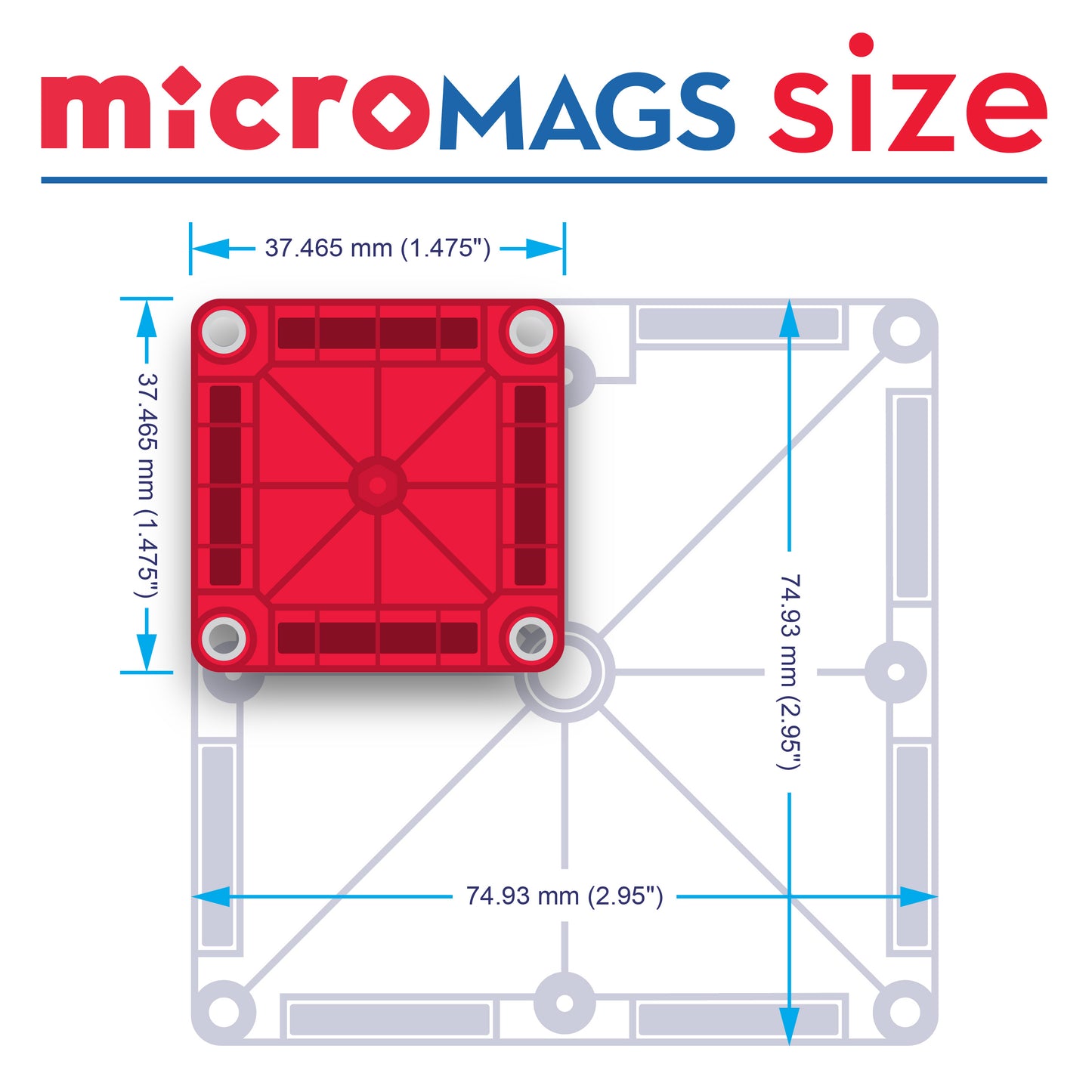 MAGNA-TILES MICRO - SET DE VIAJE