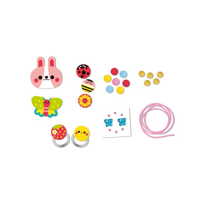 4 JOYAS DE MADERA PARA CREAR - FLOWER GARDEN -