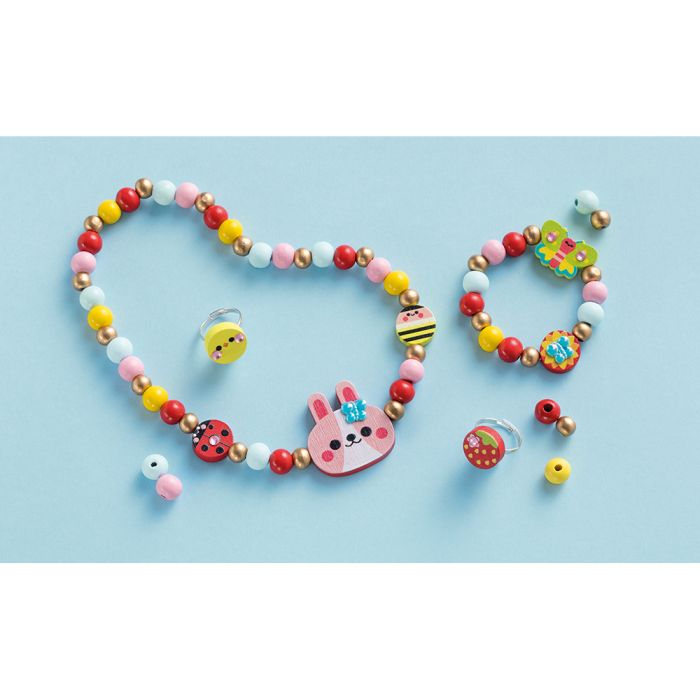 4 JOYAS DE MADERA PARA CREAR - FLOWER GARDEN -