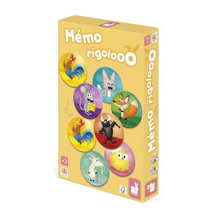 MEMO RIGOLOO - JUEGO DE MEMORIA JANOD -