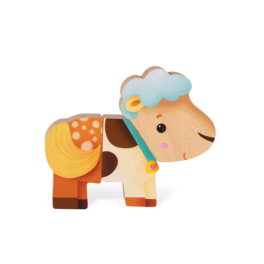 ANIMALES DIVERTIDOS DE LA GRANJA- PUZZLE MAGNÉTICO-