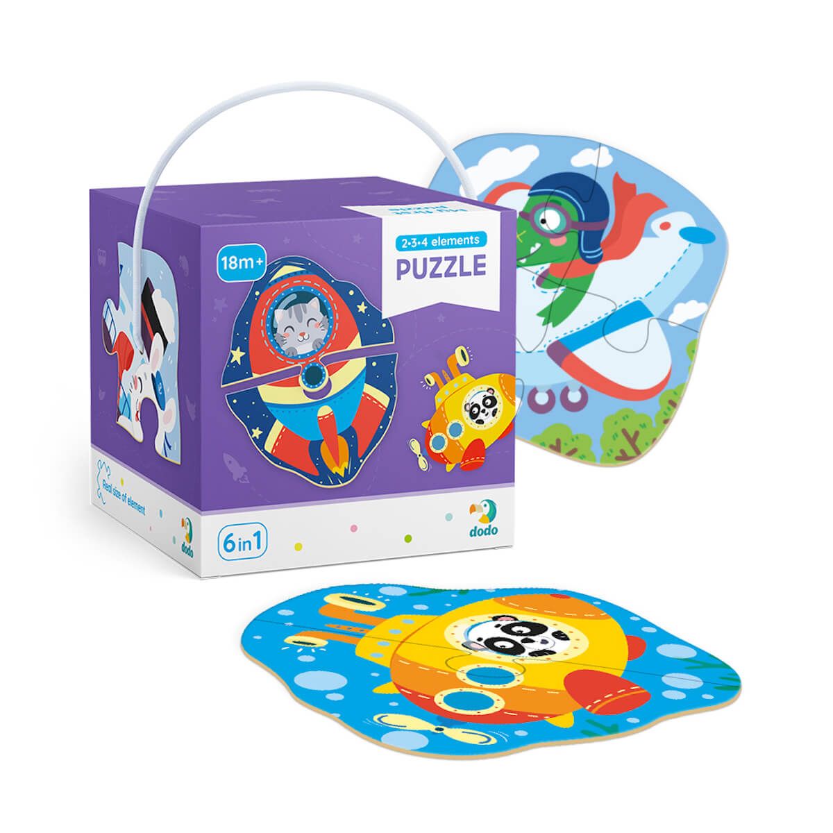 MEDIOS DE TRANSPORTES - PUZZLE PROGRESIVO