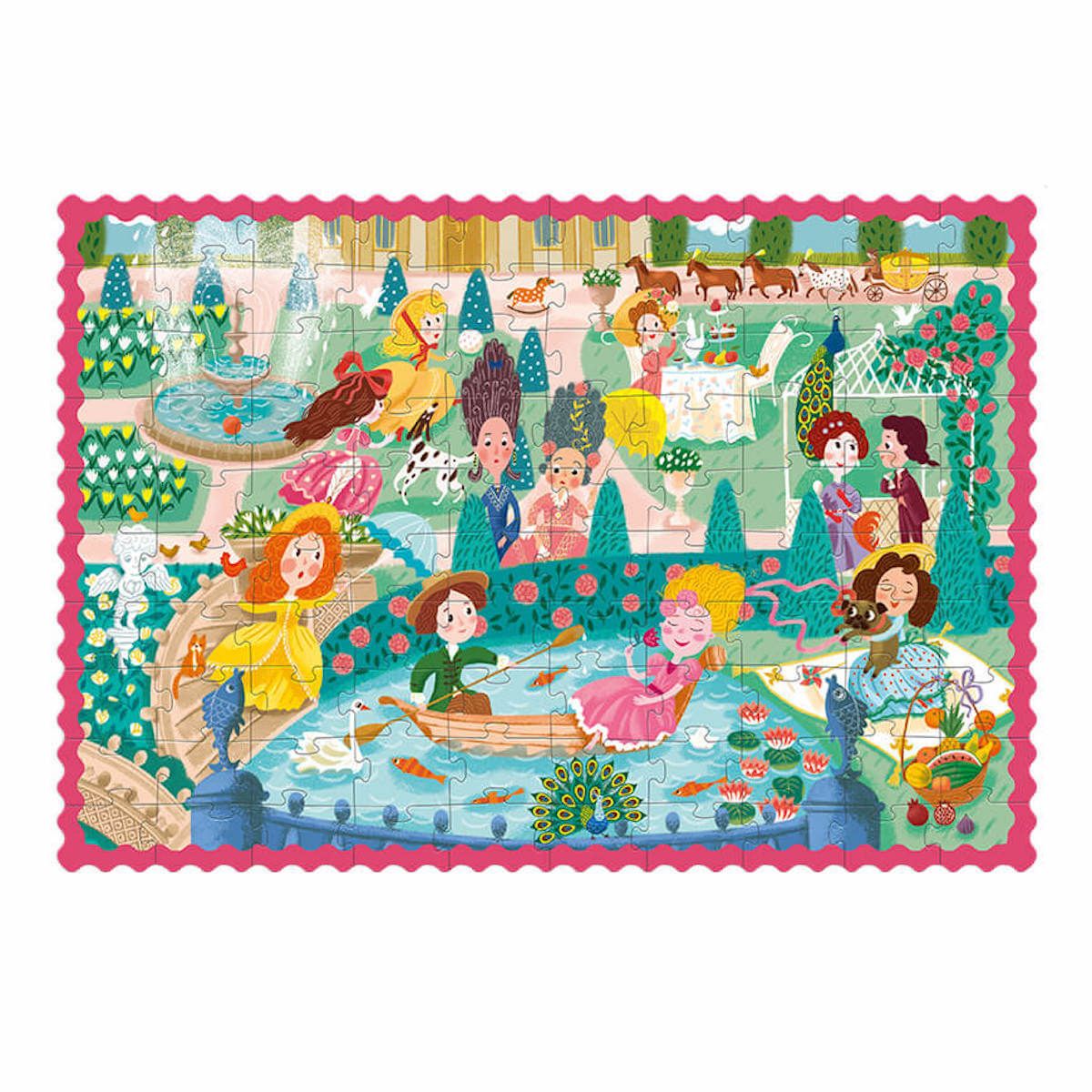 PRINCESAS DANDO UN PASEO - PUZZLE 100 PIEZAS