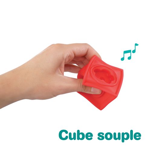CONJUNTO 9 CUBOS APILABLES y ENCASTRABLES DE SILICONA