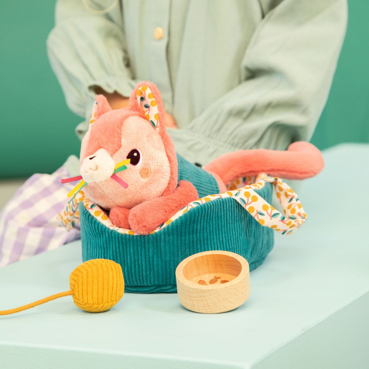 JEANNE EL GATO + CESTA + ACCESORIOS