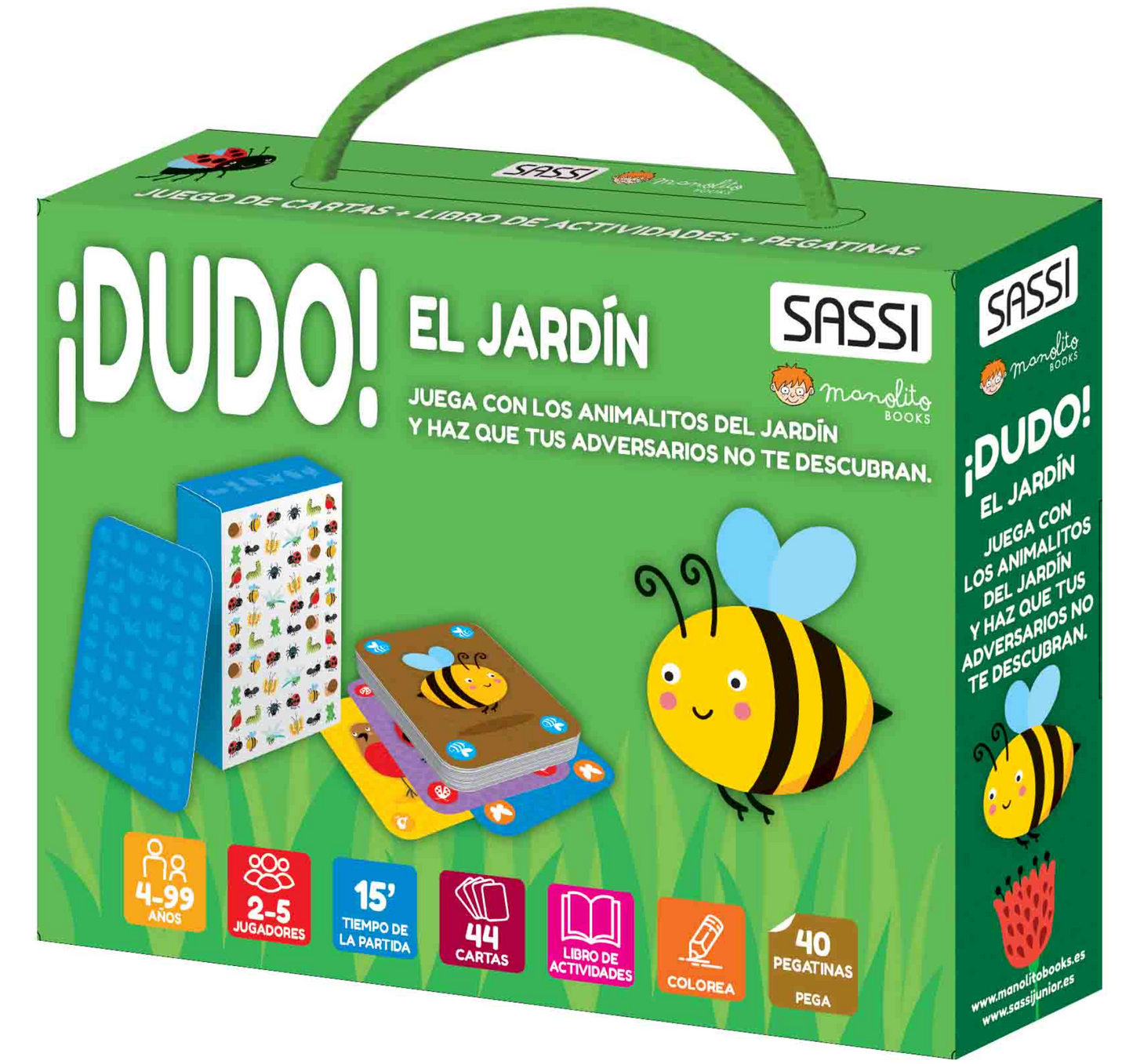 ¡DUDO! EL JARDÍN - JUEGO DE CARTAS - MANOLITO BOOKS