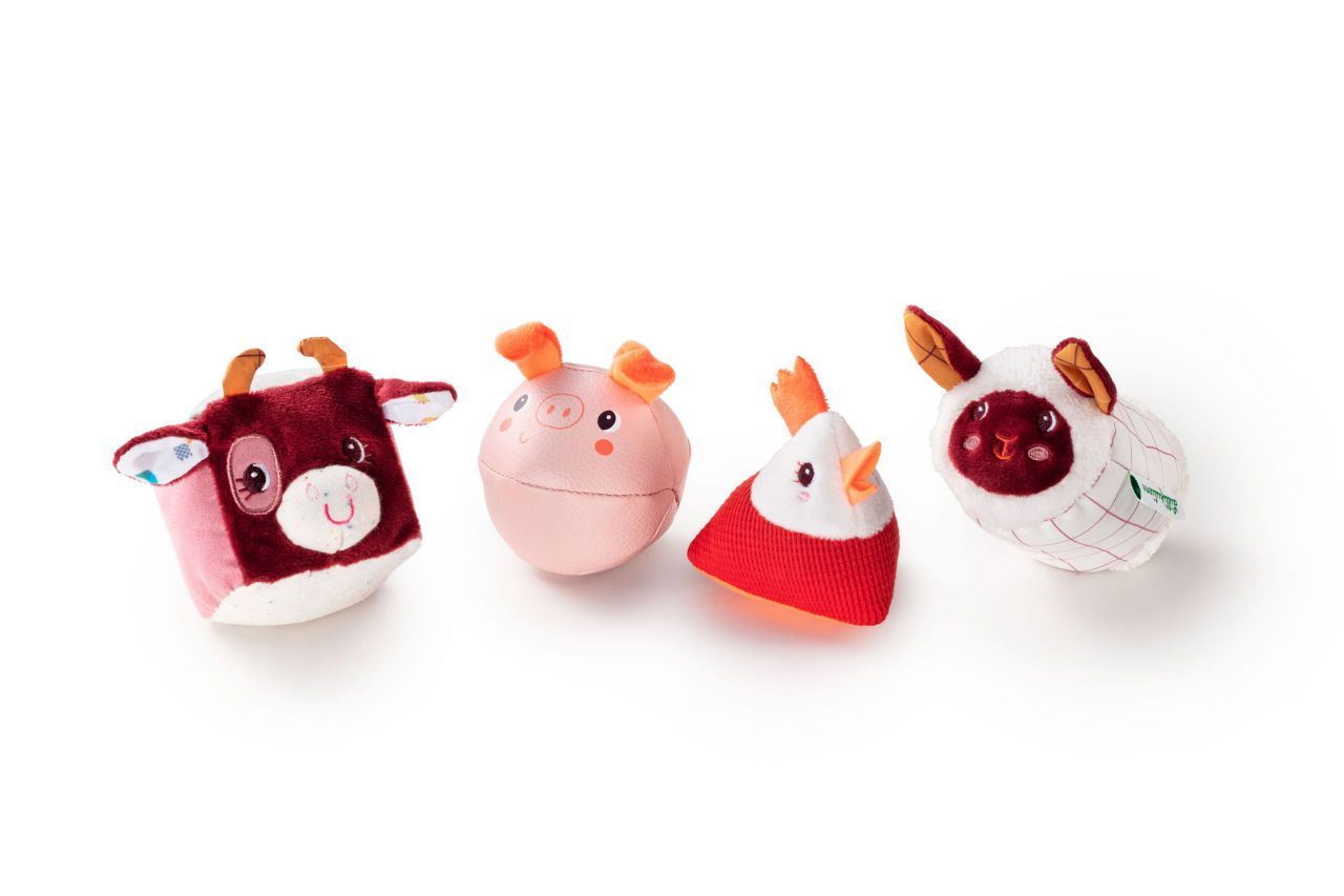JUEGO DE CUATRO FIGURAS DE LA GRANJA - LILLIPUTIENS