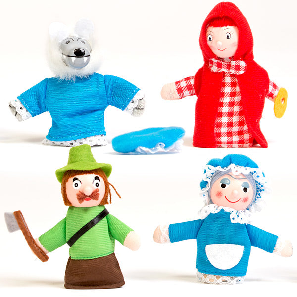 CAPERUCITA ROJA - MARIONETA DE DEDOS