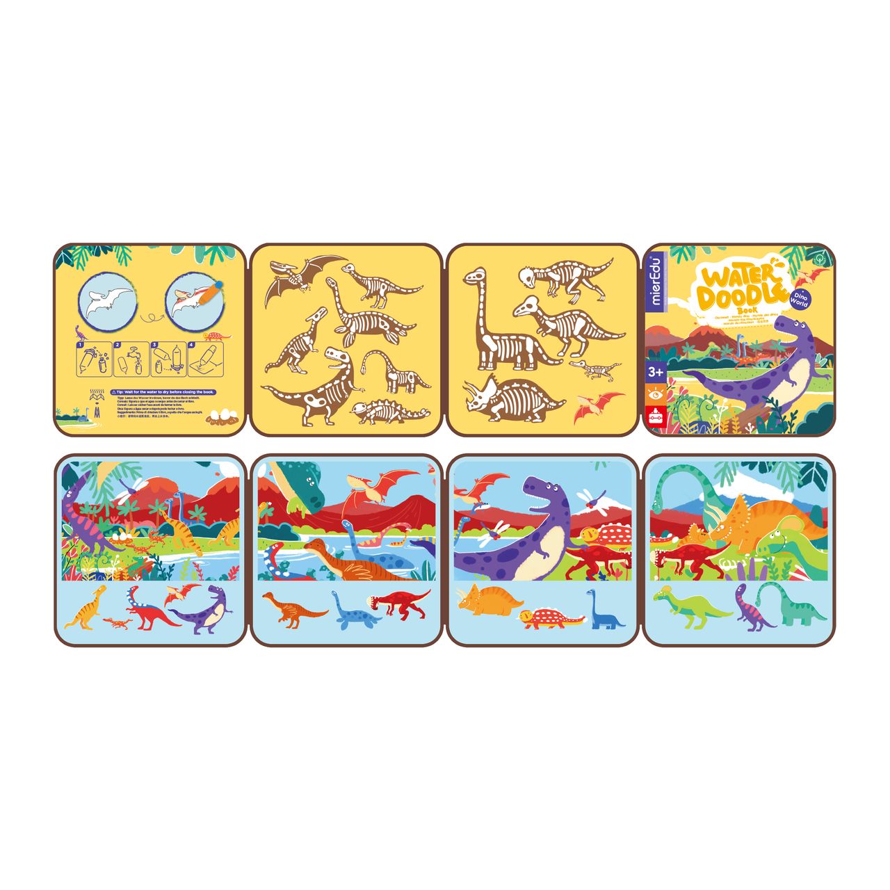 LIBRO DIBUJOS MÁGICOS- DINOS