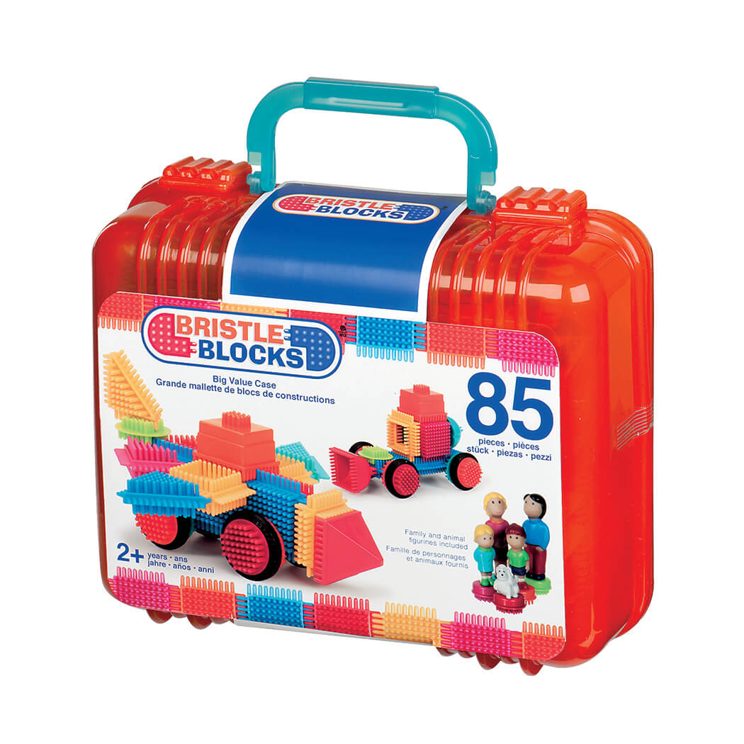 BRISTLE BLOCKS MALETÍN - 85 PIEZAS- JUEGOS DE CONSTRUCCIÓN