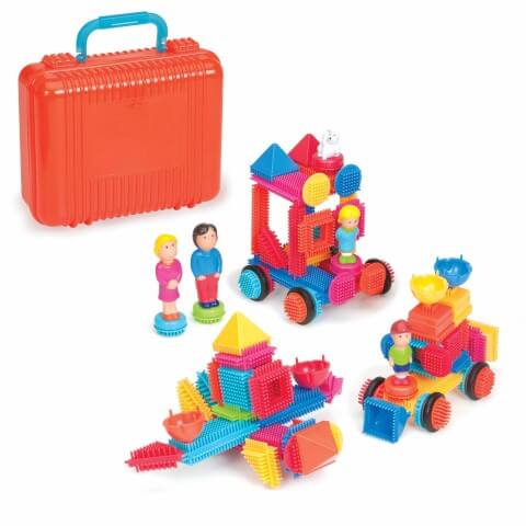 BRISTLE BLOCKS MALETÍN - 85 PIEZAS- JUEGOS DE CONSTRUCCIÓN