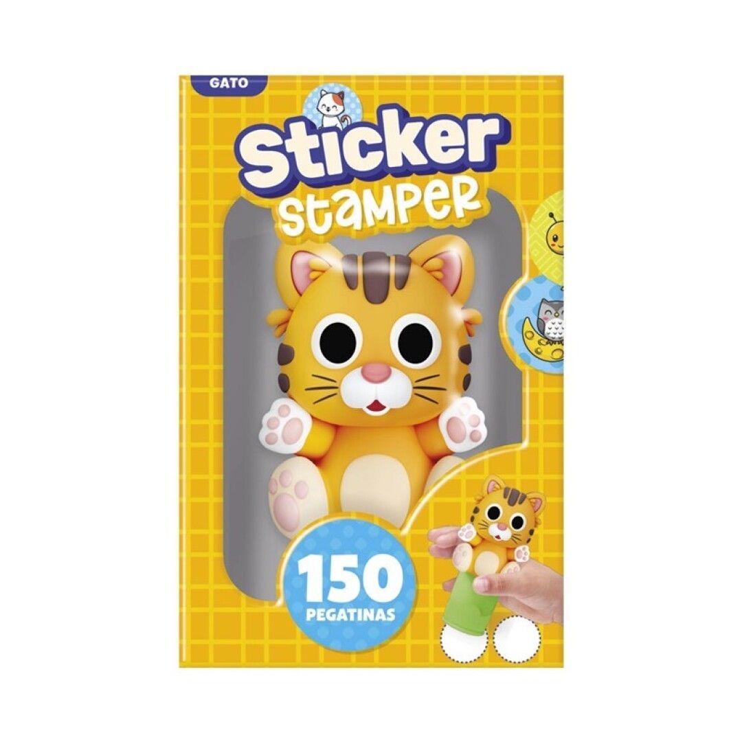 STICKER STAMPER - GATO -