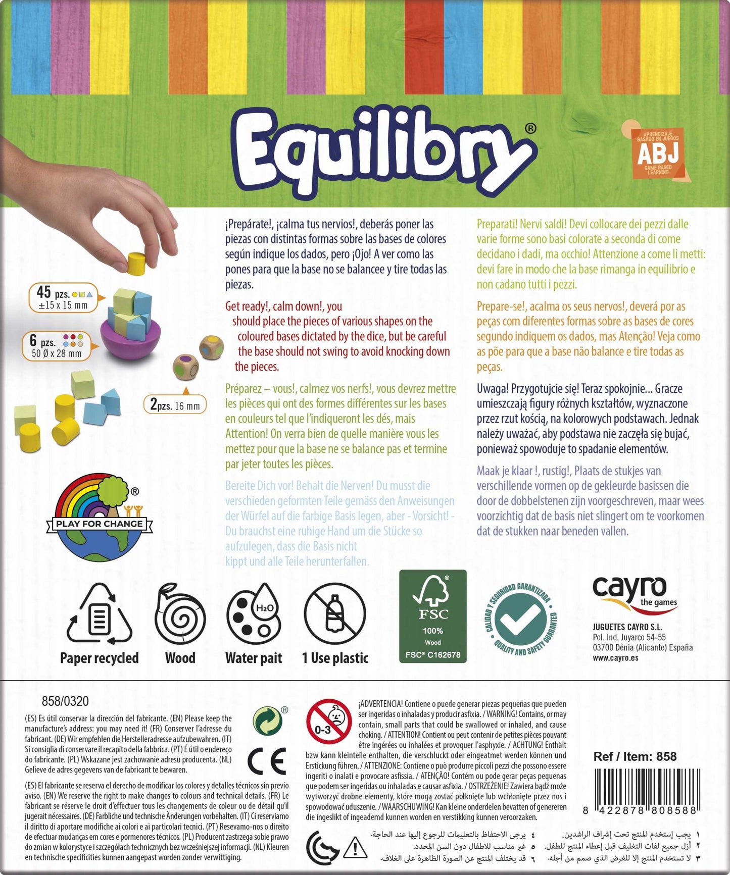 EQUILIBRY -JUEGOS DE HABILIDAD - CAYRO -