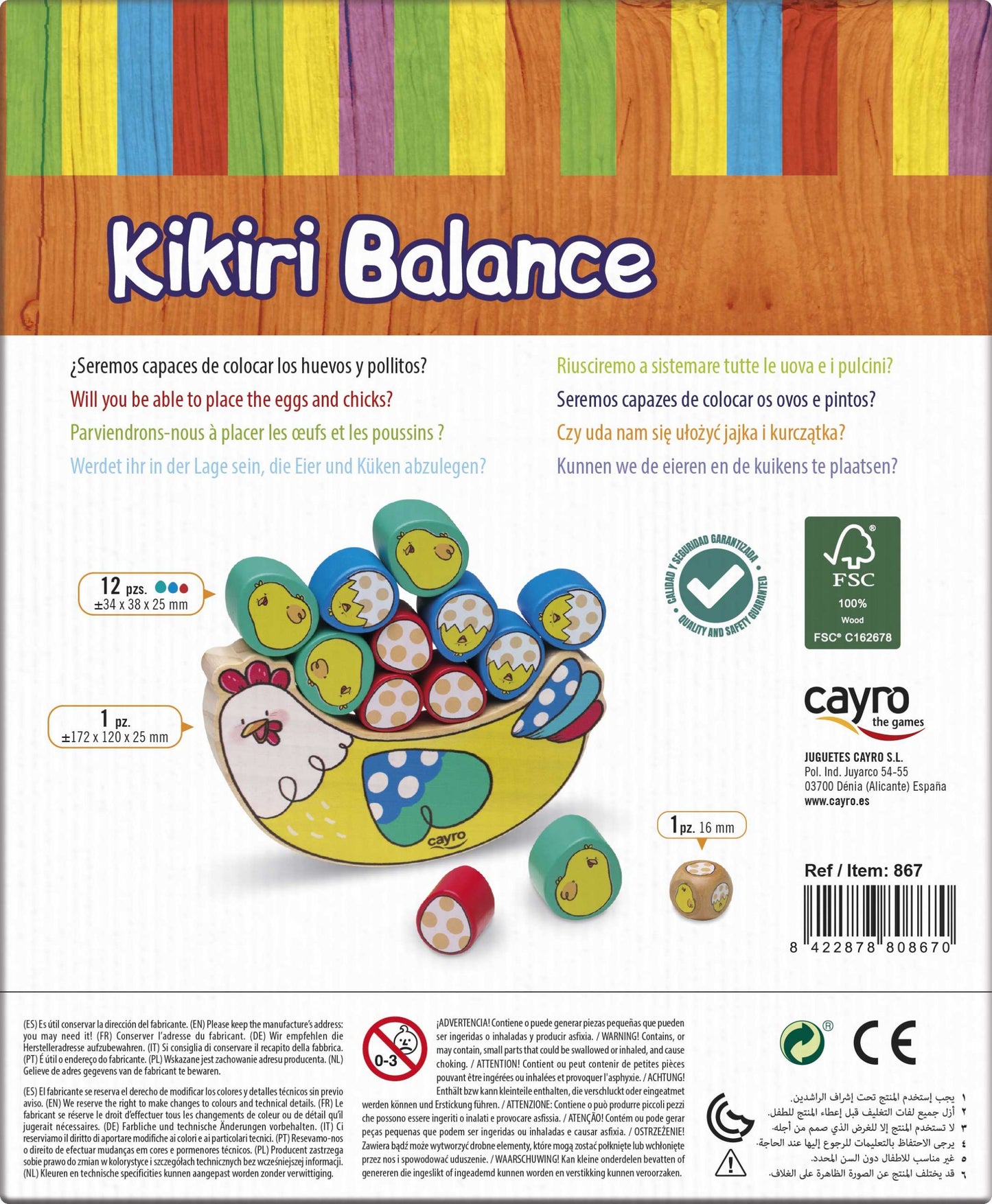 KIKIRI BALANCE - JUEGO DE EQUILIBRIO -