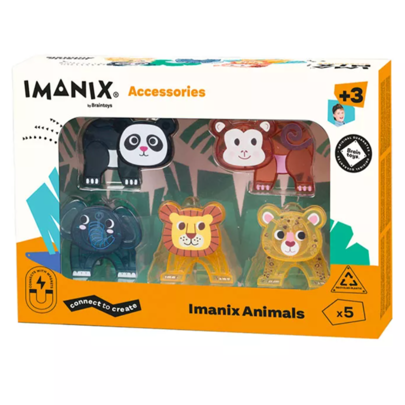 IMANIX ANIMALS-JUNGLE - 5 PIEZAS
