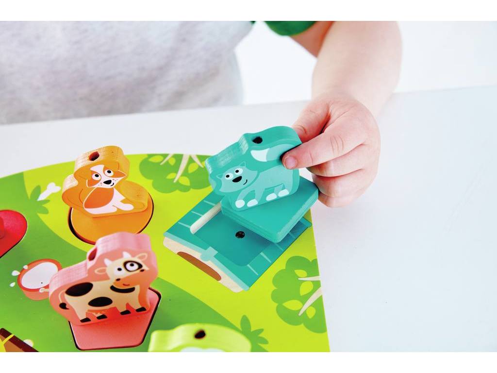PUZZLE SONIDO DE GRANJA - HAPE