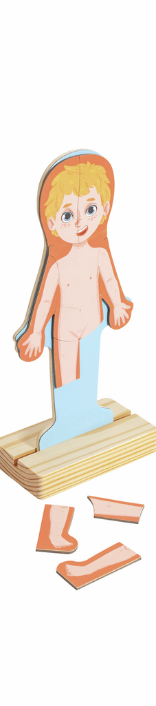 PUZZLE MAGNÉTICO DEL CUERPO HUMANO - HAPE -