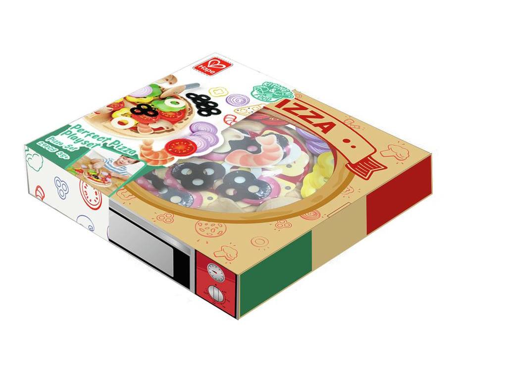 SET DE PIZZA CON INGREDIENTES - HAPE