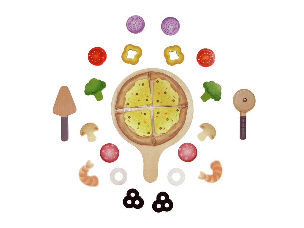 SET DE PIZZA CON INGREDIENTES - HAPE