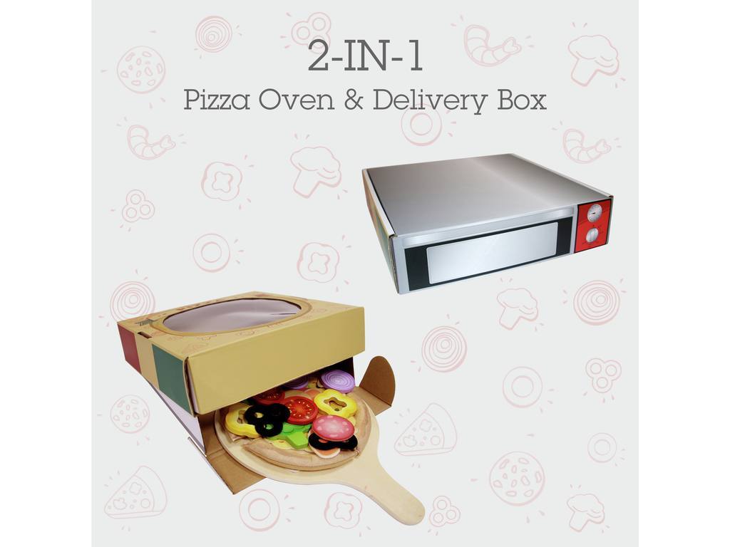 SET DE PIZZA CON INGREDIENTES - HAPE
