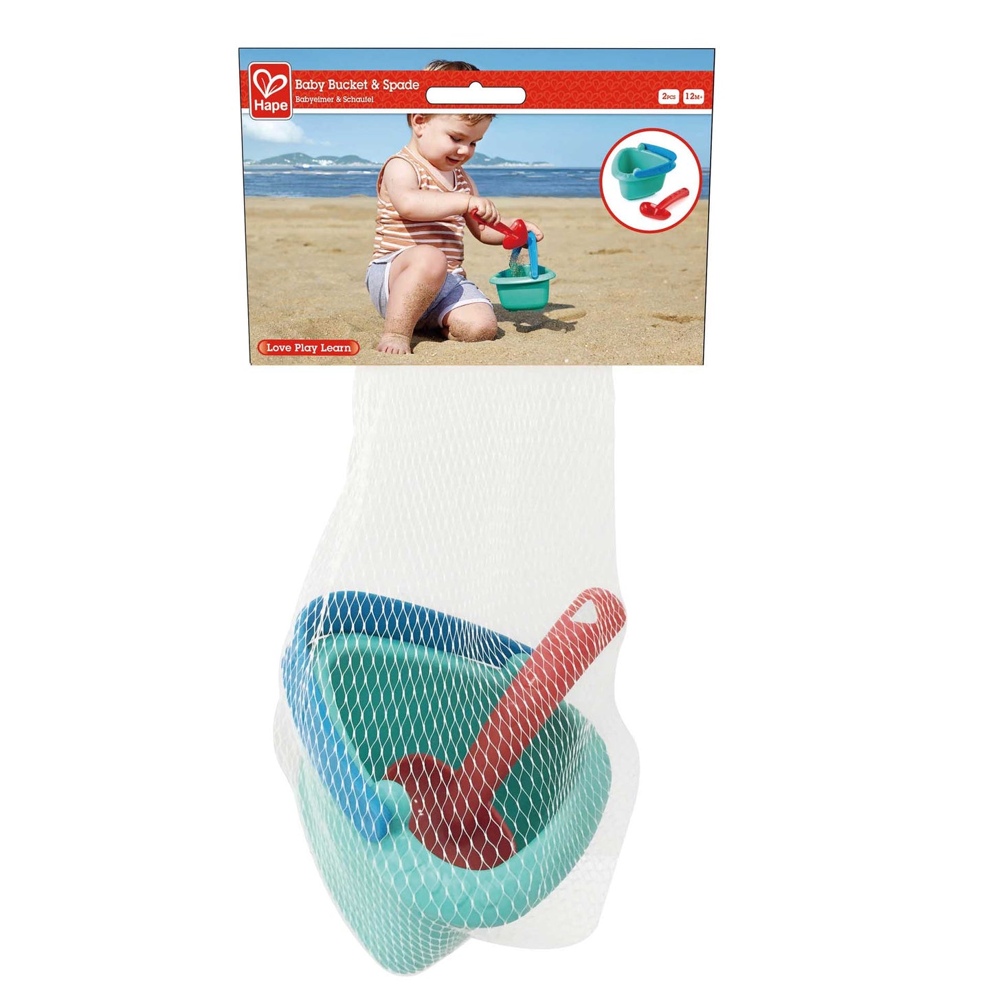 SET: CUBO Y PALA ESPECIAL PARA BEBÉS - HAPE
