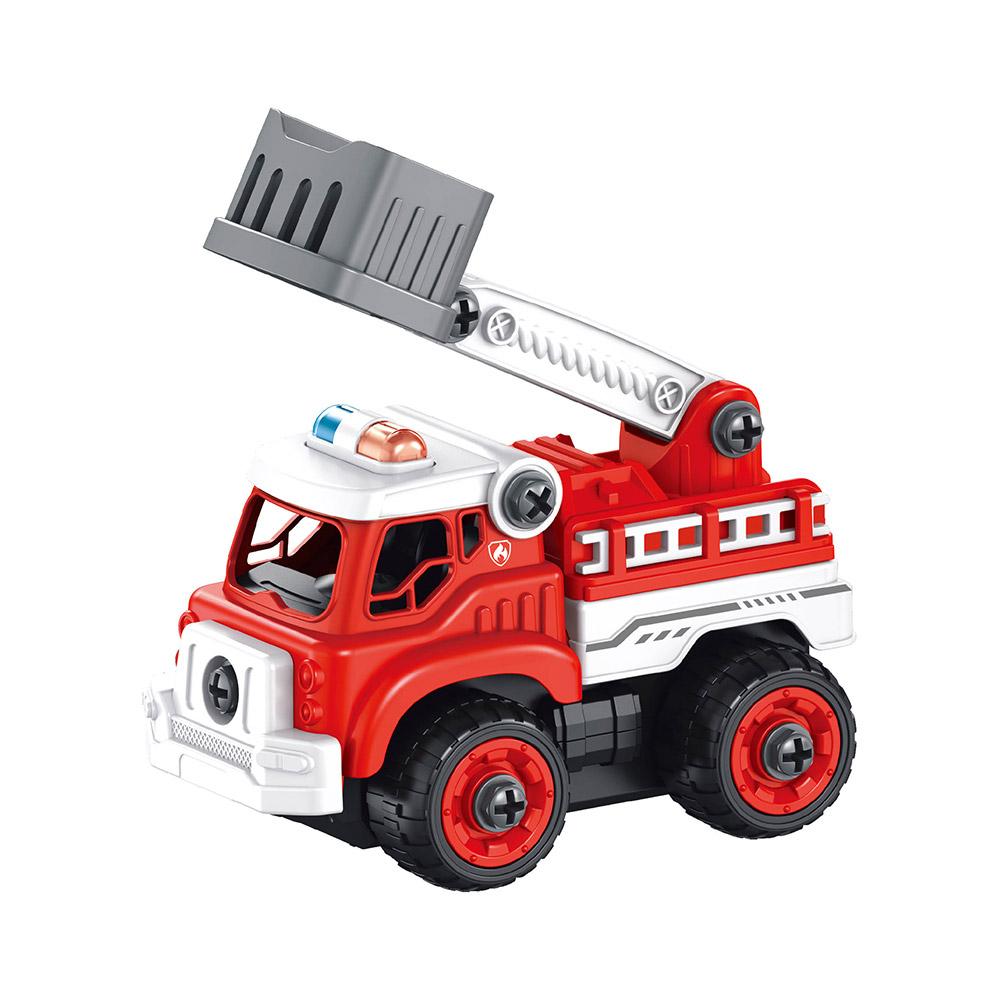 CAMIÓN DE BOMBEROS - CONSTRUYE TU CAMIÓN+MANDO - BUKI