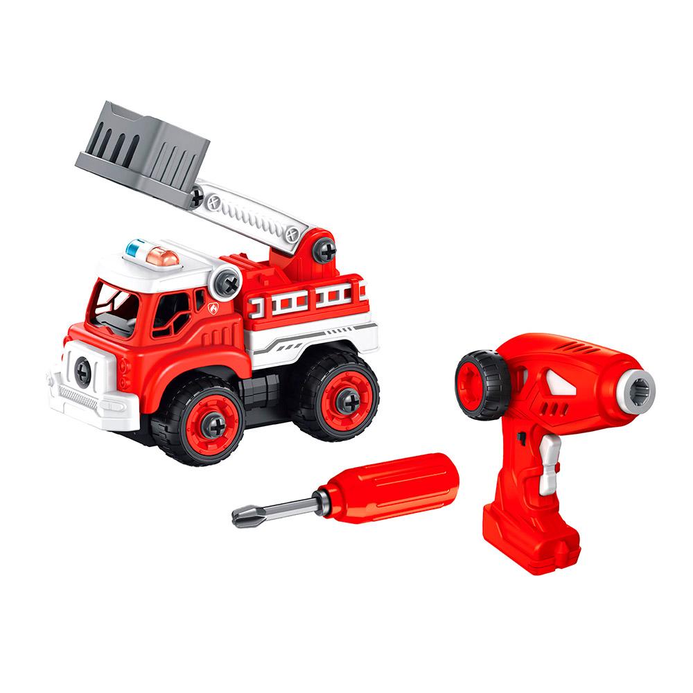CAMIÓN DE BOMBEROS - CONSTRUYE TU CAMIÓN+MANDO - BUKI