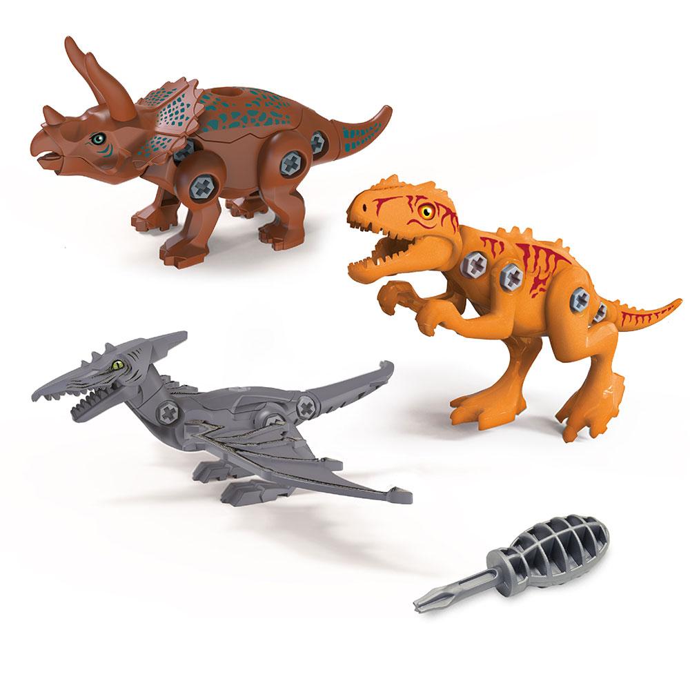 SET CONSTRUYE 3 DINOSAURIOS - BUKI