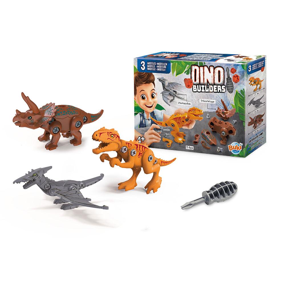 SET CONSTRUYE 3 DINOSAURIOS - BUKI