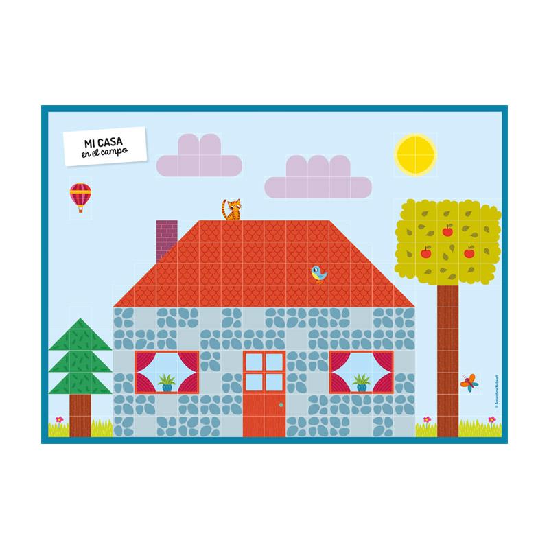 MI ESTUCHE DE IMANES: CONSTRUYO CASAS