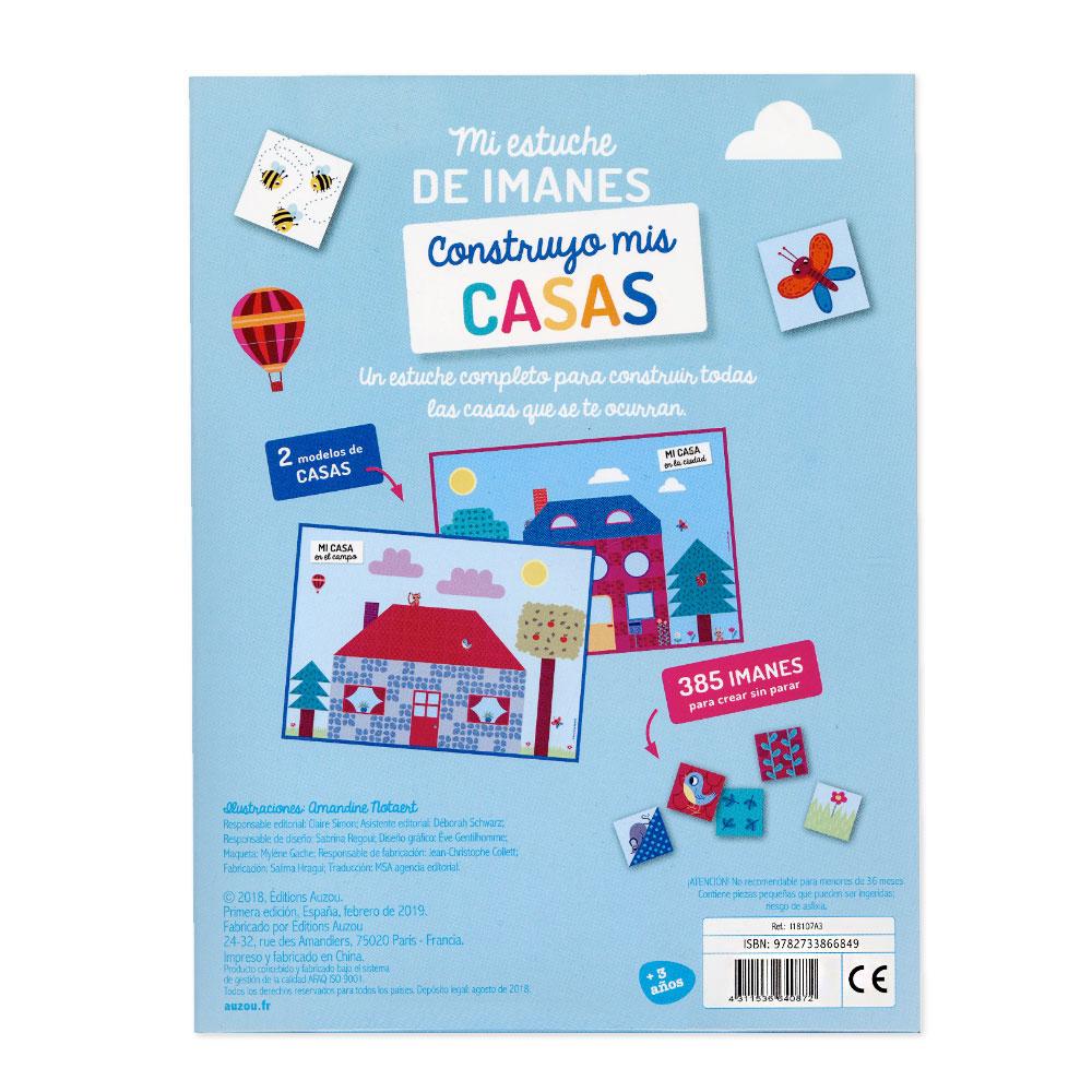MI ESTUCHE DE IMANES: CONSTRUYO CASAS
