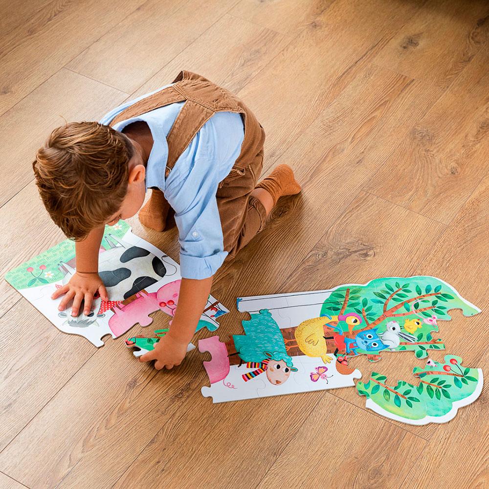 PUZZLE XXL REVERSIBLE- DÍA Y NOCHE - GOULA
