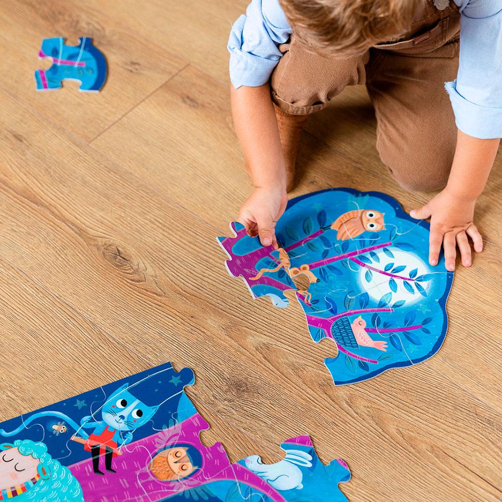 PUZZLE XXL REVERSIBLE- DÍA Y NOCHE - GOULA