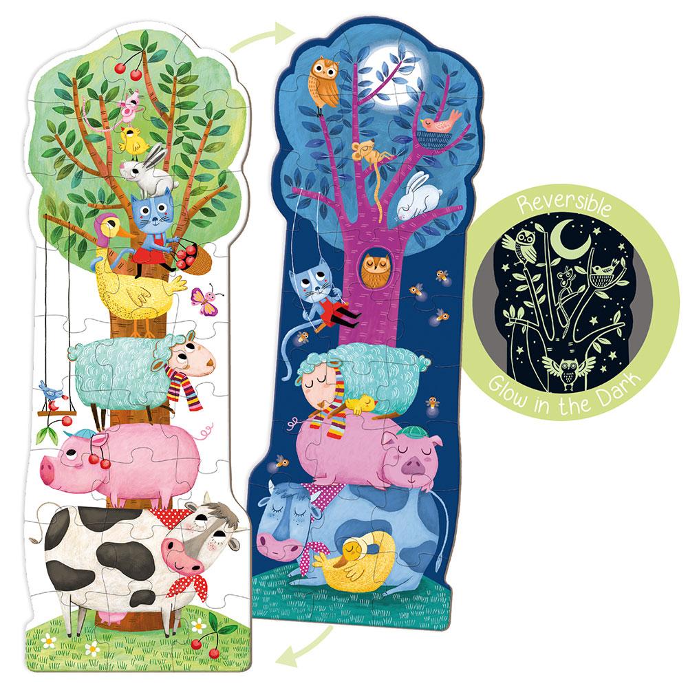 PUZZLE XXL REVERSIBLE- DÍA Y NOCHE - GOULA