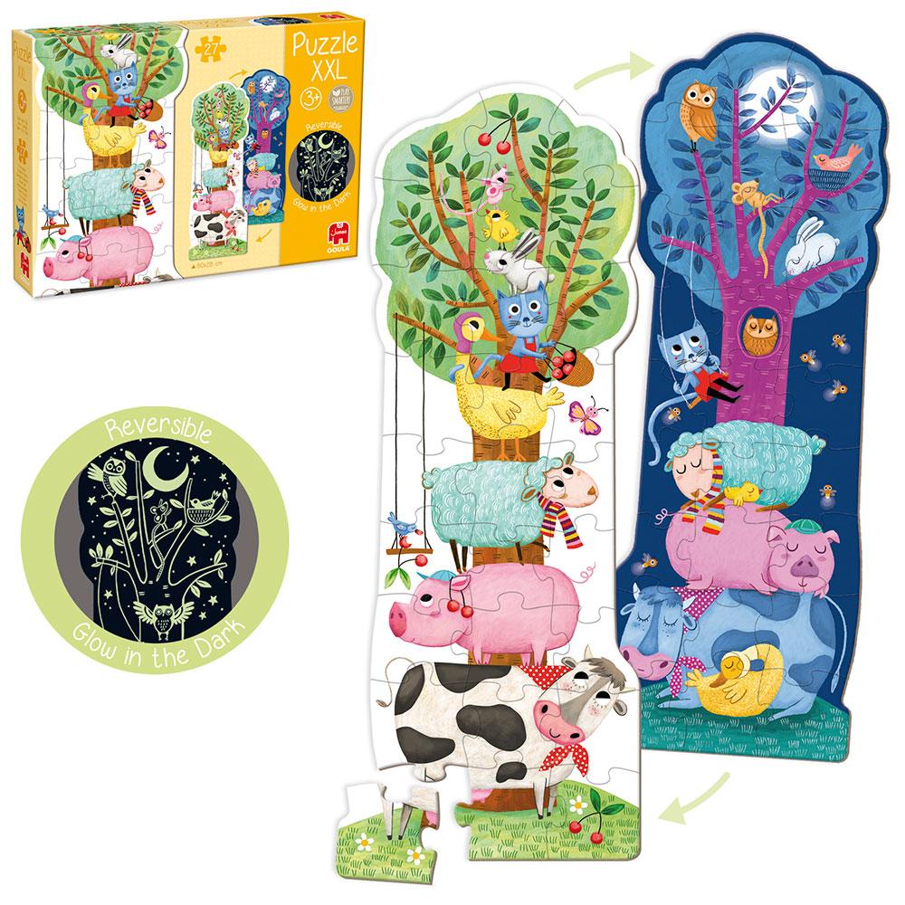 PUZZLE XXL REVERSIBLE- DÍA Y NOCHE - GOULA
