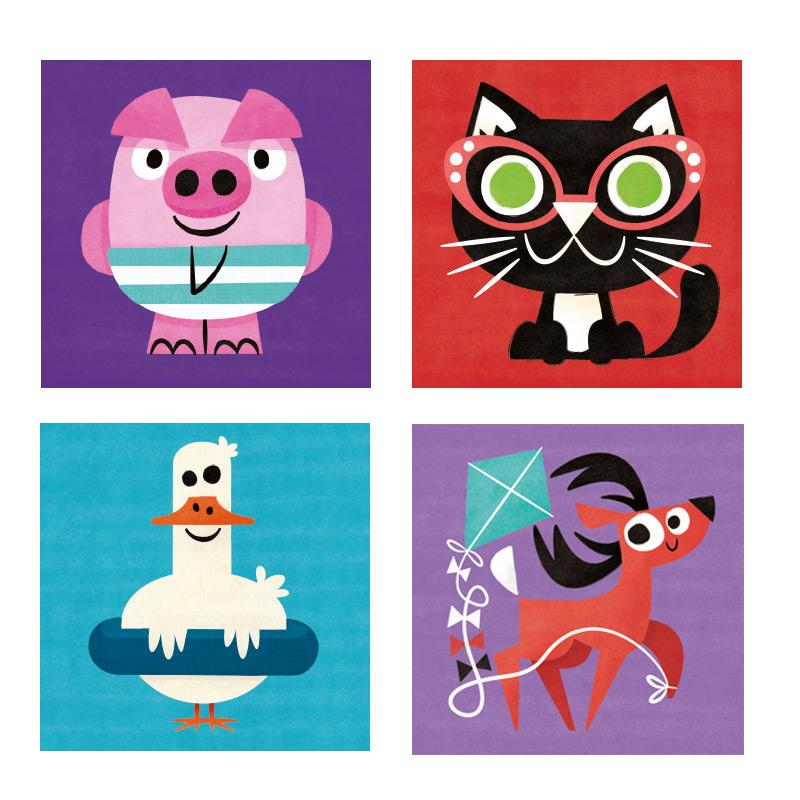 JUEGO DE MEMORIA - LOS ANIMALES DE VACACIONES-