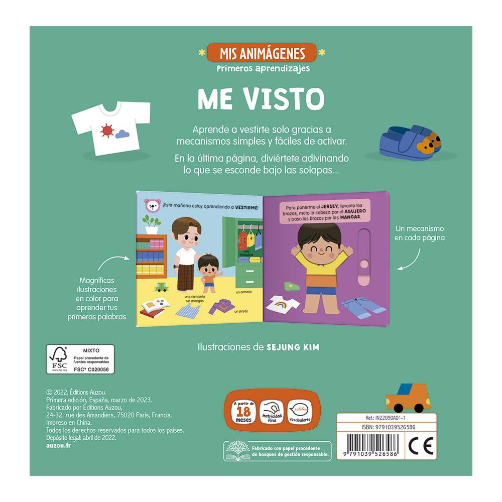 ME VISTO - LIBRO DE PRIMEROS APRENDIZAJES- MIS ANIMÁGENES
