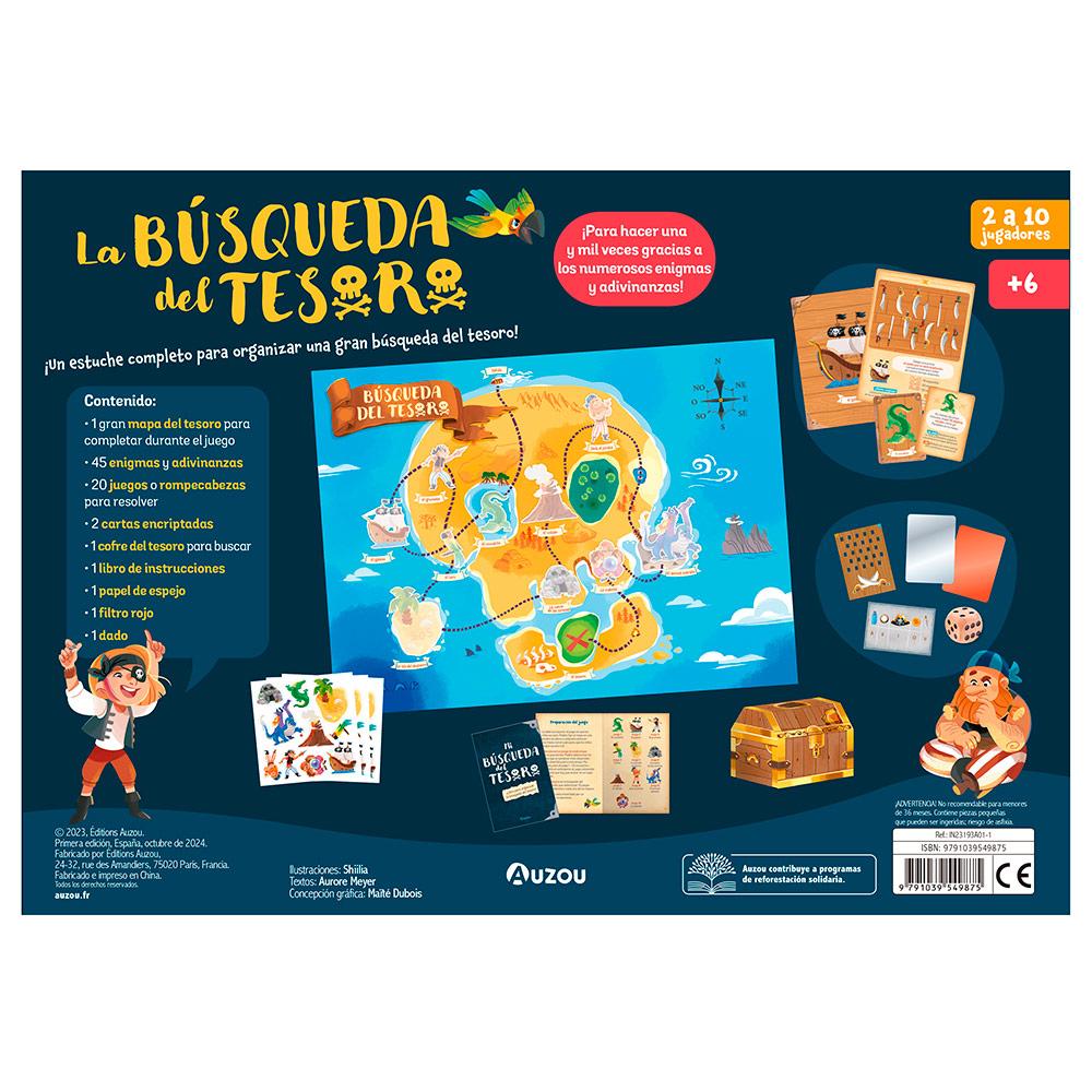 LA BÚSQUEDA DEL TESORO - UN JUEGO DE PISTAS GIGANTES- AUZOU