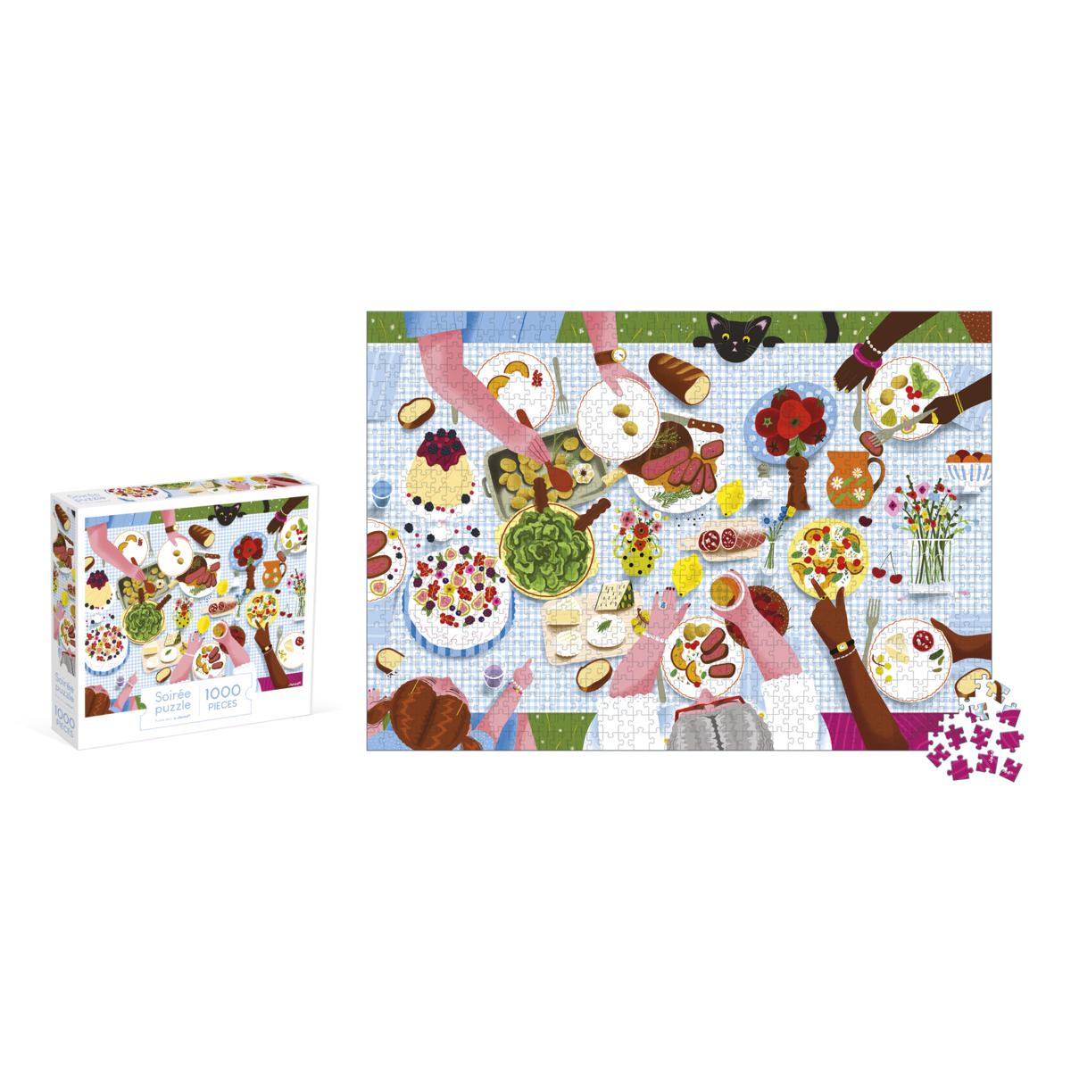 COMIDA FAMILIAR - PUZZLE 1000 PIEZAS- JANOD